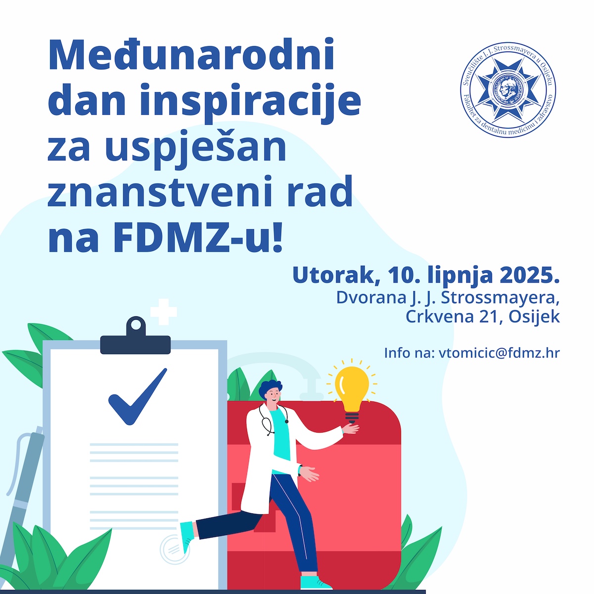 Međunarodni dan inspiracije za uspješan znanstveni rad na FDMZ-u!